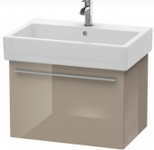 DURAVIT X-Large - Vanity Unit with 1 drawer 650x448x443mm cappuccino high gloss/cappuccino high gloss