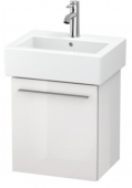 DURAVIT X-Large - Vanity Unit with 1 door & hinges right 400x448x328mm white high gloss/white high gloss