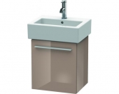 DURAVIT X-Large - Vanity Unit with 1 door & hinges right 400x448x328mm cappuccino high gloss/cappuccino high gloss