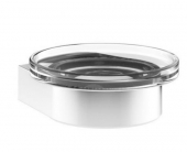 EMCO Flow - Soap dish holder clear