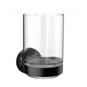 Emco Round - Glashalter Glasteil satiniert schwarz