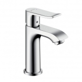 Hansgrohe Metris - Single Lever Basin Mixer 100 with pop-up waste set chrome