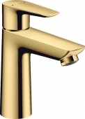hansgrohe Talis E - Single Lever Basin Mixer 110 with pop-up waste set polished gold-optic