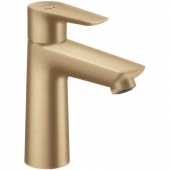 hansgrohe Talis E - Single Lever Basin Mixer 110 CoolStart with pop-up waste set brushed bronze