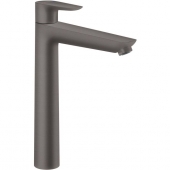 hansgrohe Talis E - Single Lever Basin Mixer 240 with pop-up waste set brushed black chrome