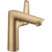 hansgrohe Talis E - Single Lever Basin Mixer 150 with pop-up waste set brushed bronze