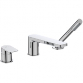 Ideal Standard Tonic II - 3-hole bathtub fitting with 1 outlet chrome