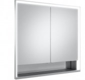 Keuco Royal Lumos - Spiegelschrank Wandeinbau silber-eloxiert 900x735x165mm