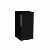 Sanipa 3way - Base Cabinet with 1 door & hinges right 400x580x345mm black matt/black matt