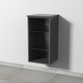 Sanipa 3way - Rack module with open compartment 350x680x328mm anthracite gloss/anthracite gloss