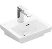 Villeroy & Boch Subway 3.0 - Hand-rinse basin 370x305mm with 1 tap hole with overflow white without CeramicPlus