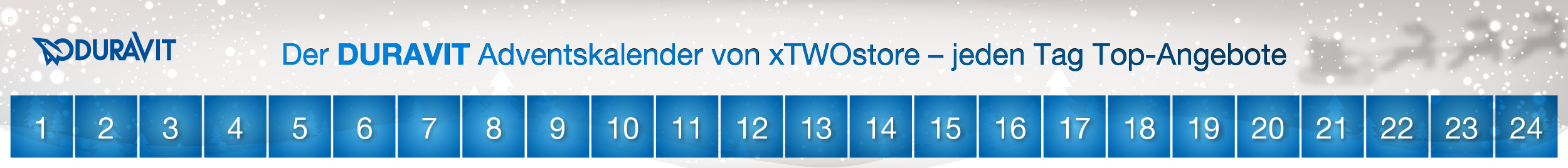 Duravit Adventskalender bei xTWOstore Duravit Adventskalender bei xTWOstore
