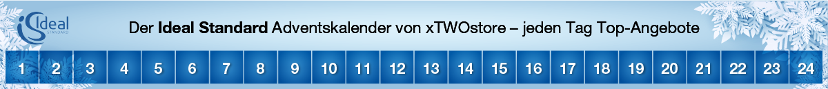 Ideal Standard Adventskalender bei xTWOstore Ideal Standard Adventskalender bei xTWOstore
