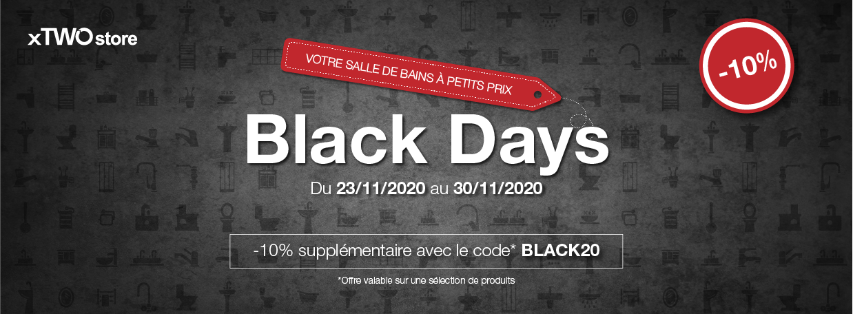 Black Days chez xTWOstore Black Days chez xTWOstore