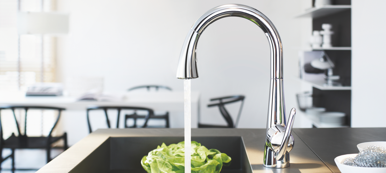 GROHE Niederdruck-Küchenarmatur bei xTWO GROHE Niederdruck-Küchenarmatur