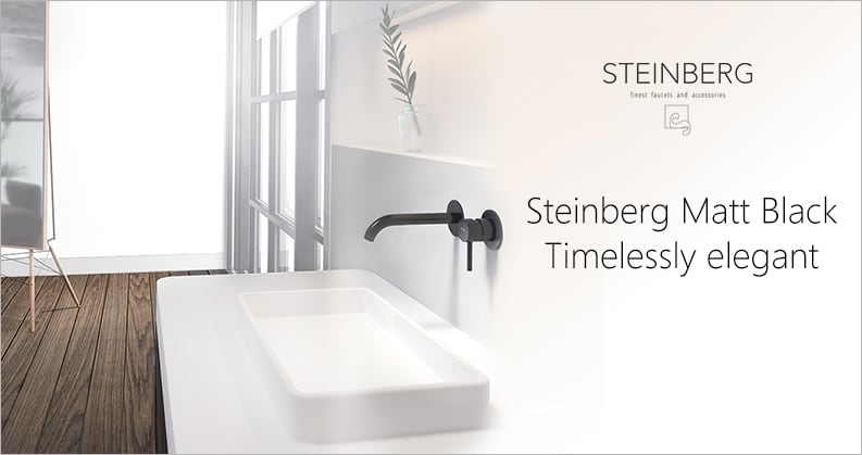 Steinberg black faucets