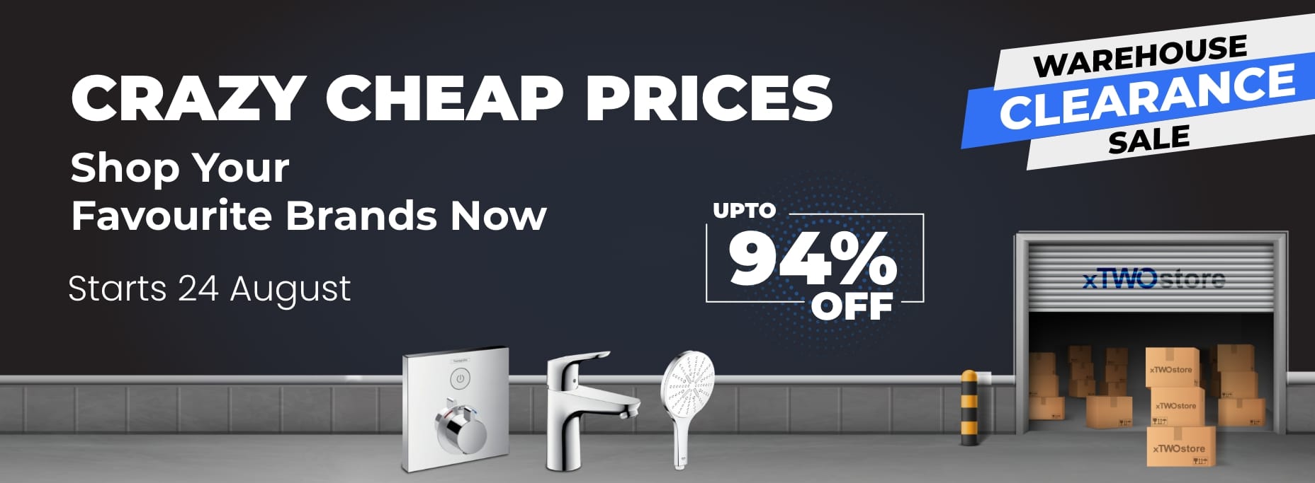 Warehouse Clearance Sale at xTWOstore Warehouse Clearance Sale at xTWOstore