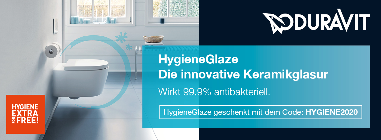 DURAVIT HygieneGlaze-Aktion bei xTWOstore DURAVIT HygieneGlaze-Aktion bei xTWOstore