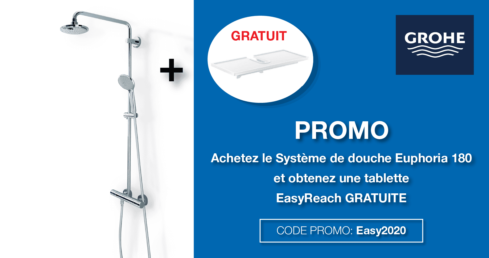 Promotion GROHE Euphoria chez xTWOstore Promotion GROHE Euphoria chez xTWOstore