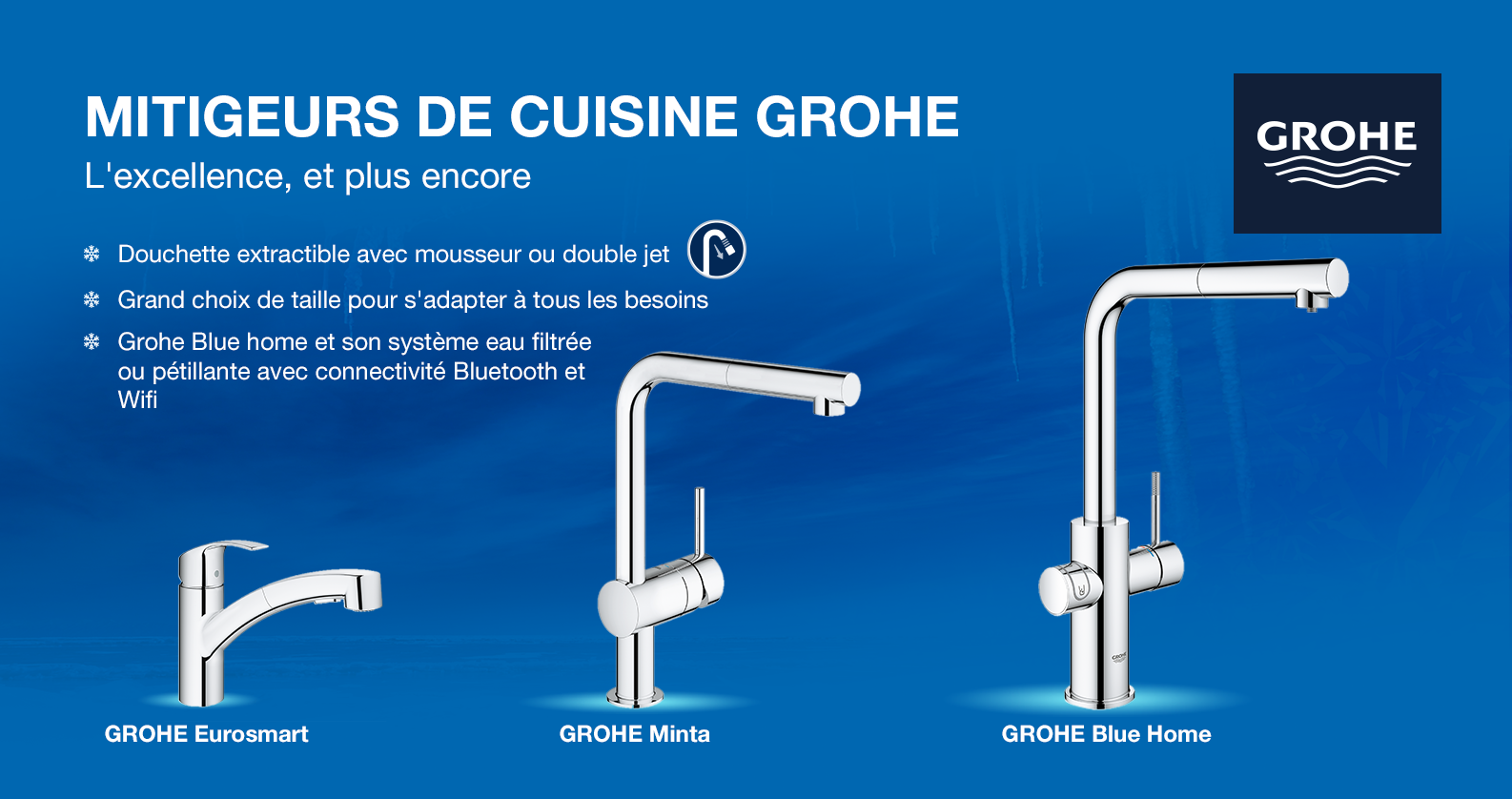 GROHE Mitigeurs de cuisine chez xTWO GROHE Mitigeurs de cuisine