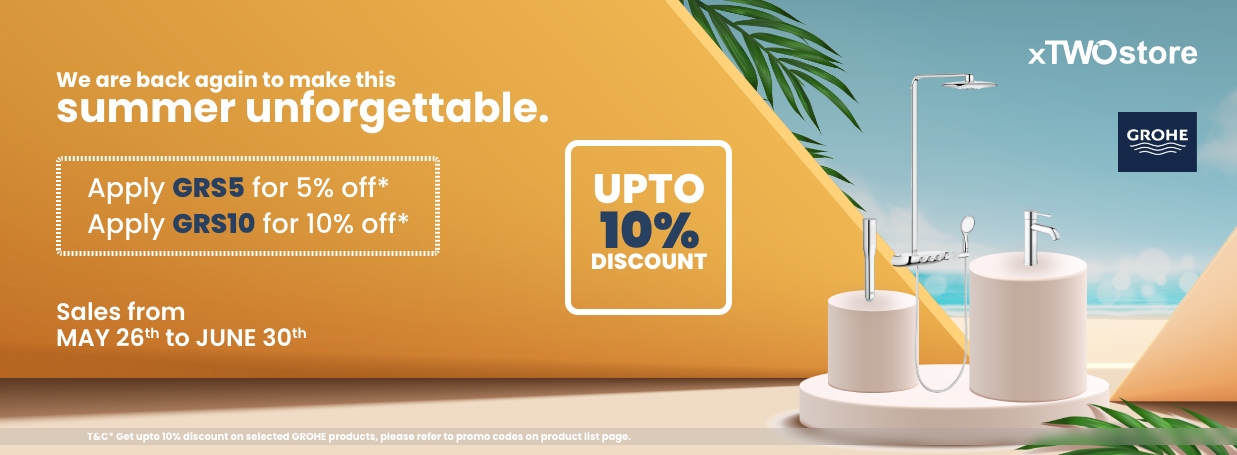 GROHE Summer sale at xTWOstore GROHE Summer sale at xTWOstore