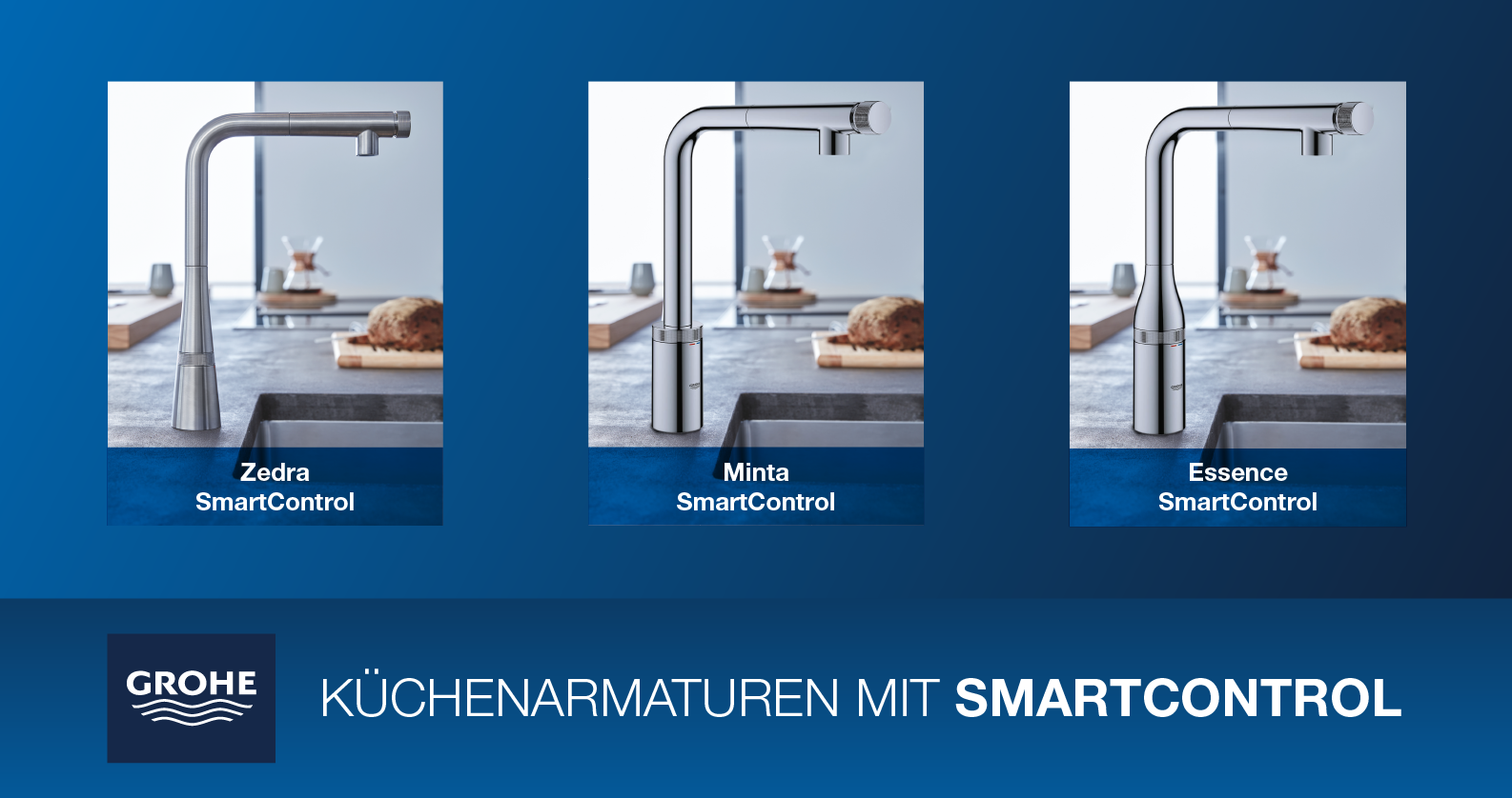 GROHE GROHE Küchenarmaturen mit SmartControl bei xTWOstore GROHE Küchenarmaturen mit SmartControl