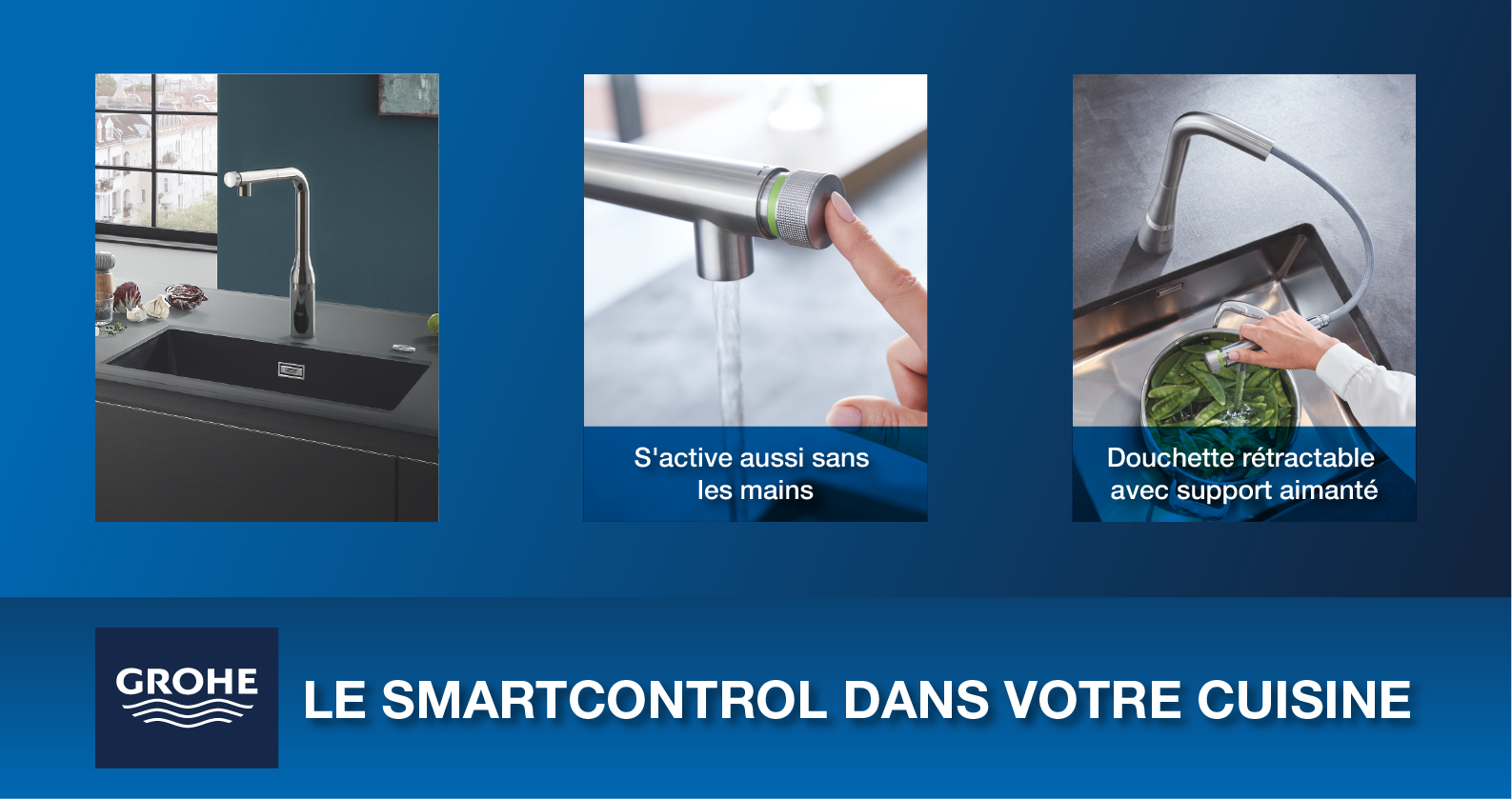 GROHE Mitigeurs de cuisine SmartControl chez xTWOstore GROHE Mitigeurs de cuisine SmartControl