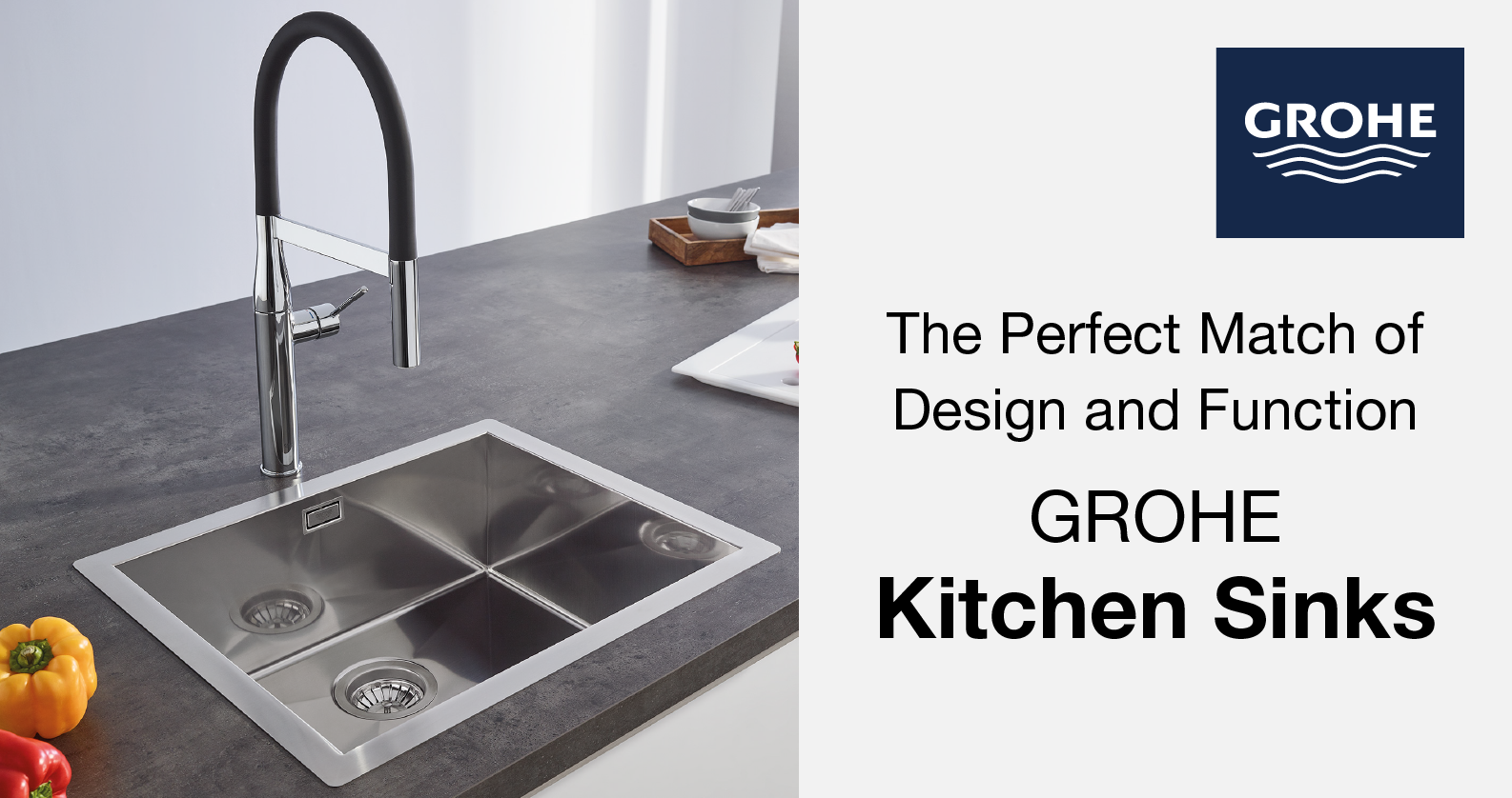 Kitchen Sinks from GROHE at xTWO Kitchen Sinks from GROHE