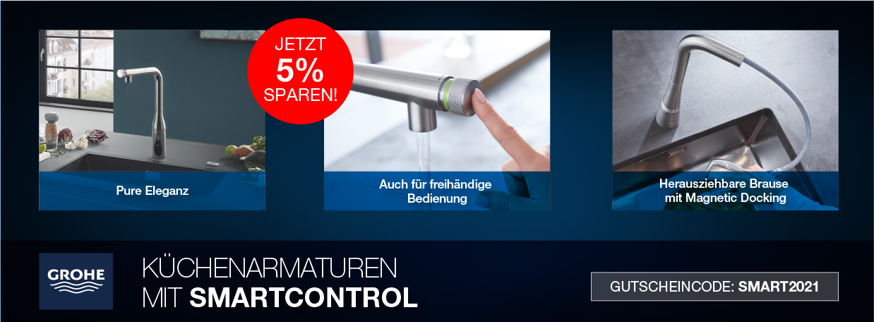 GROHE Küchenarmaturen mit SmartControl bei xTWOstore GROHE Küchenarmaturen mit SmartControl