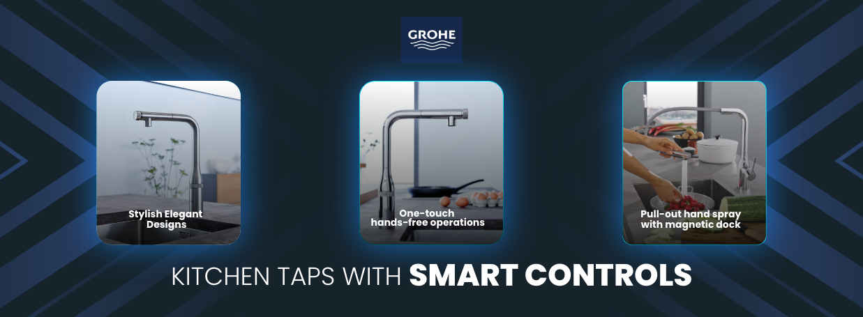 GROHE Kitchen Taps with SmartControl at xTWOstore GROHE Kitchen Taps with SmartControl