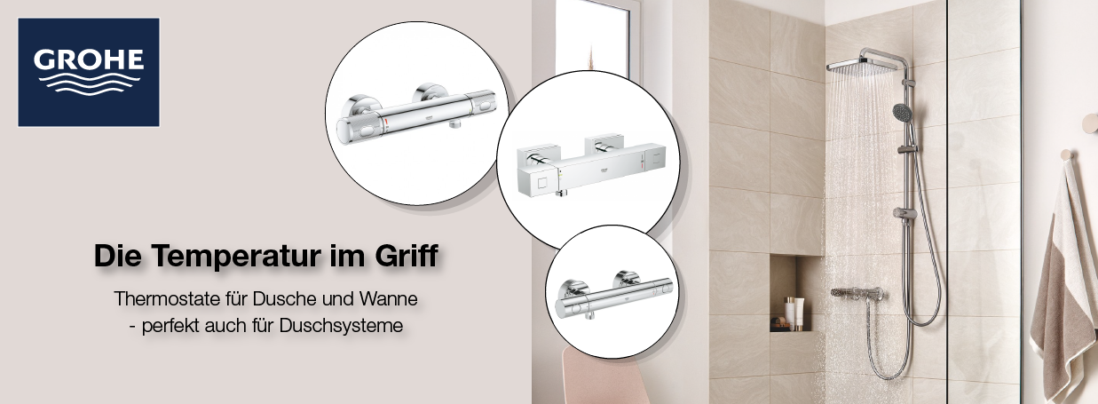 GROHE Thermostat-Aktion bei xTWOstore GROHE Thermostat-Aktion bei xTWOstore