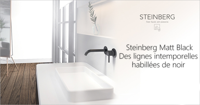 Steinberg robinetterie noir chez xTWOstore Steinberg robinetterie noir chez xTWOstore