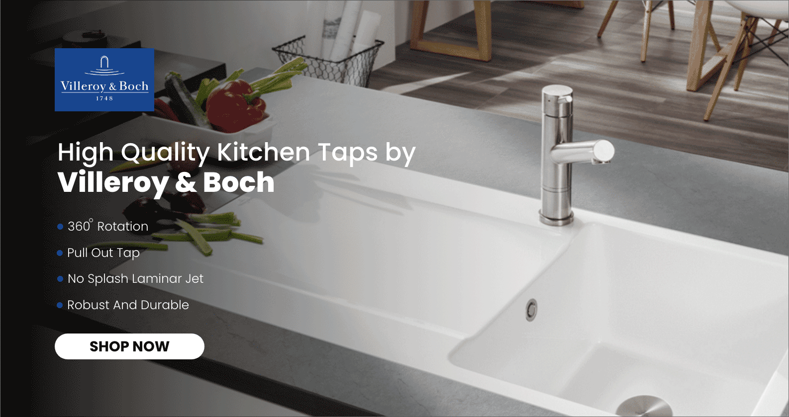 Discover Villeroy & Boch Kitchen Taps at xTWOstore