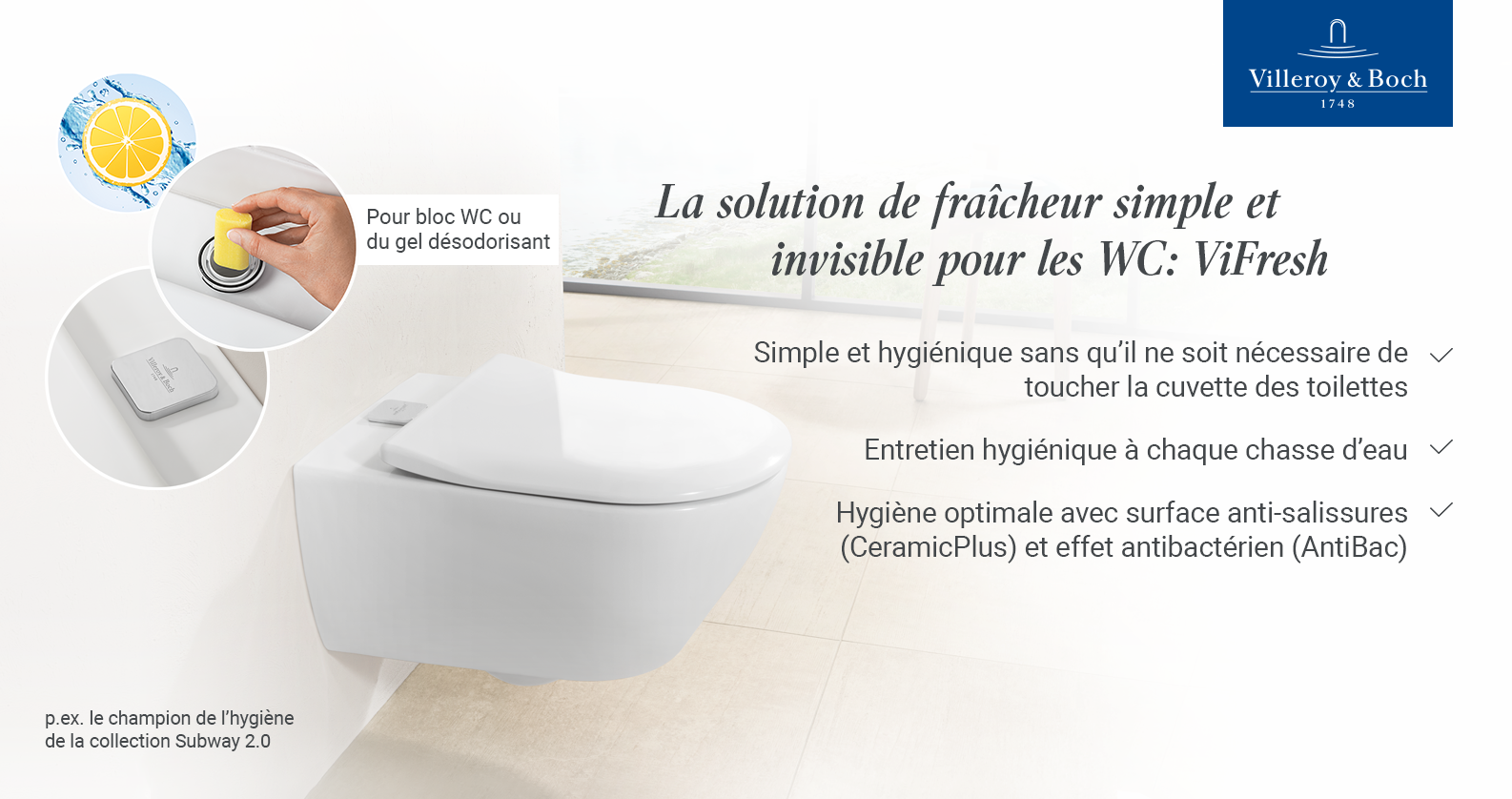 Villeroy & Boch Subway 2.0 chez xTWOstore Villeroy & Boch Subway 2.0