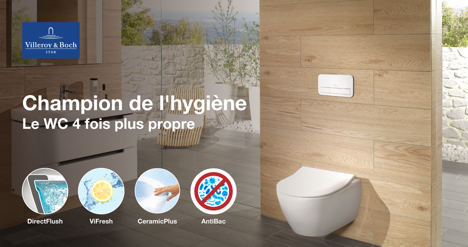 Villeroy & Boch Champion de l'hygiène chez xTWO Villeroy & Boch Champion de l'hygiène