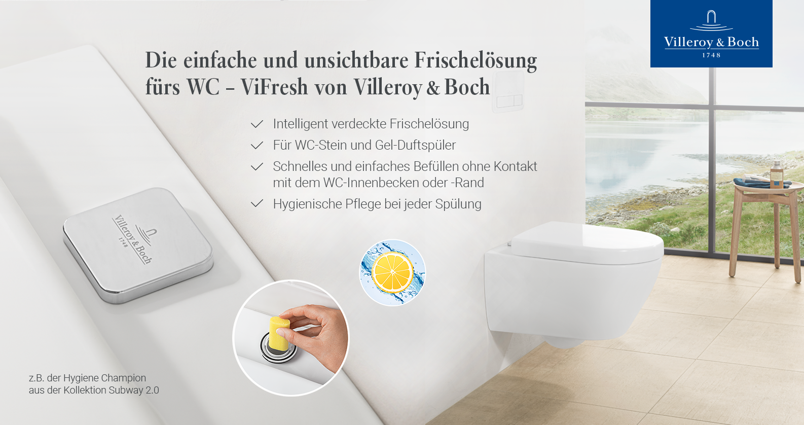 Villeroy & Boch Hygiene-Champion bei xTWOstore Villeroy & Boch Hygiene-Champion
