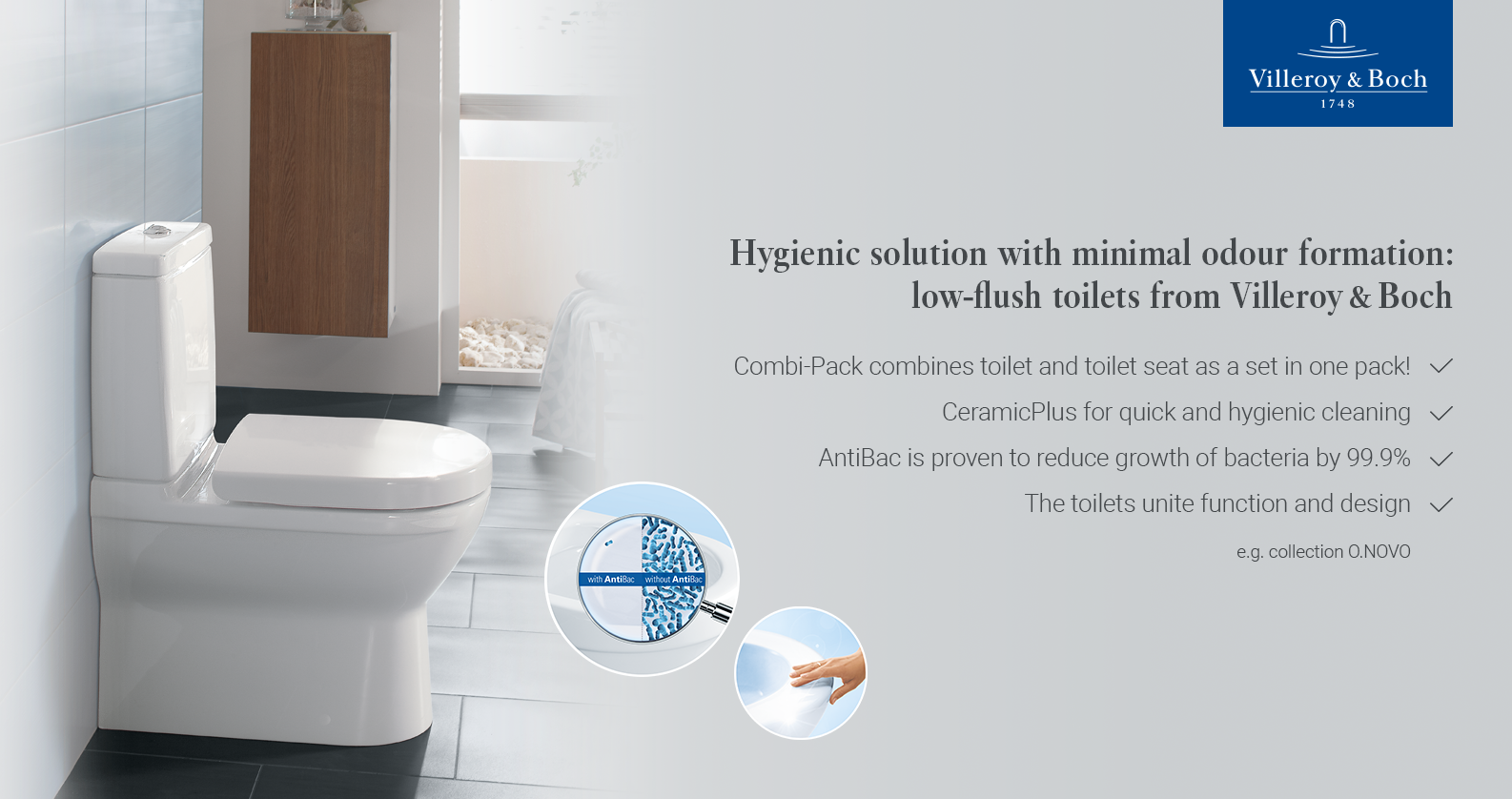 Villeroy & Boch O.Novo Toilets at xTWOstore Villeroy & Boch O.Novo Toilets at xTWOstore