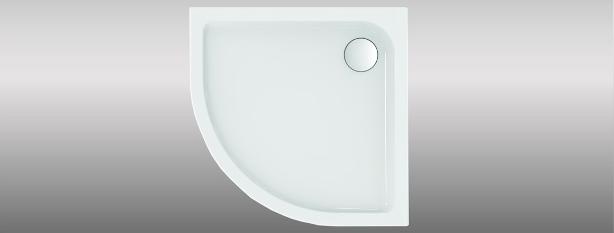 Quadrant shaped shower trays at xTWO Quadrant shaped shower trays