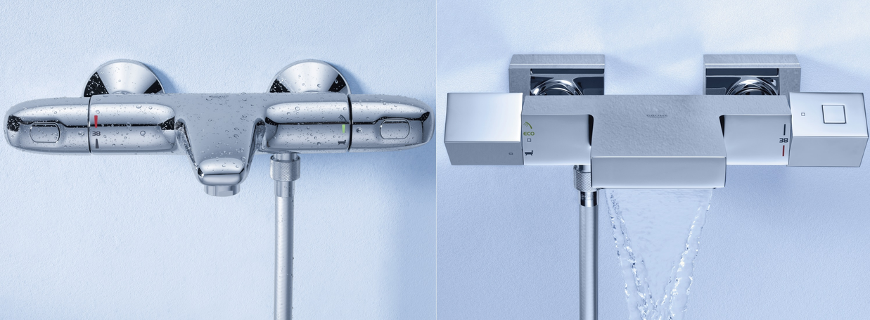 Thermostatic Bathtub Taps from GROHE at xTWO Thermostatic Bathtub Taps from GROHE