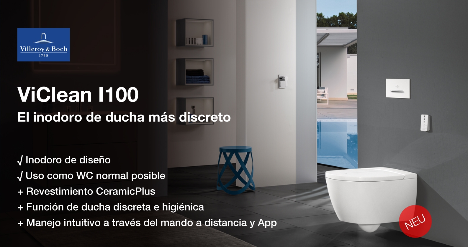 Villeroy & Boch ViClean shower wc Villeroy & Boch ViClean shower wc